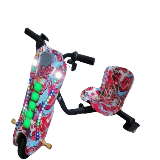 صورة سكوتر درفت 250W بتصميم رجل الآلي مع إضاءة LED - انطلق بألوان الحياة